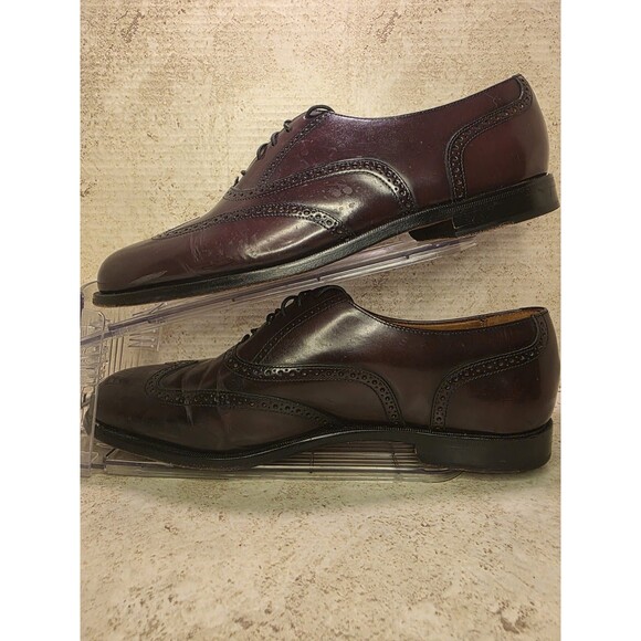 Cole Haan City Collection Shoes Men Sz 11.5 Cordovan Wingtip Oxford Leather Sole